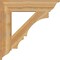 Ekena Millwork Balboa Traditional Rough Sawn Bracket, Western Red Cedar, 6"W x 32"D x 32"H BKT06X32X32BOA01RWR - alternate 2